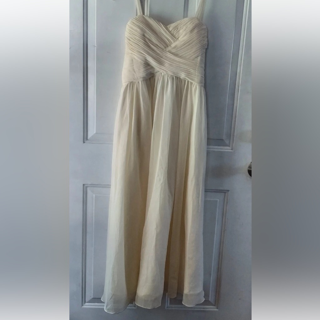 Cinderella Couture Ivory Dress Sz 16 Empire Whimsy Boho Wedding Babydoll Fairy
